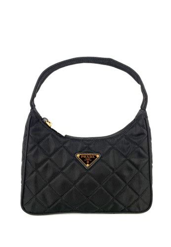 contenitore maniglia in tessuto prada|Prada Contenitore Maniglia Tessutu Nylon Quilted .